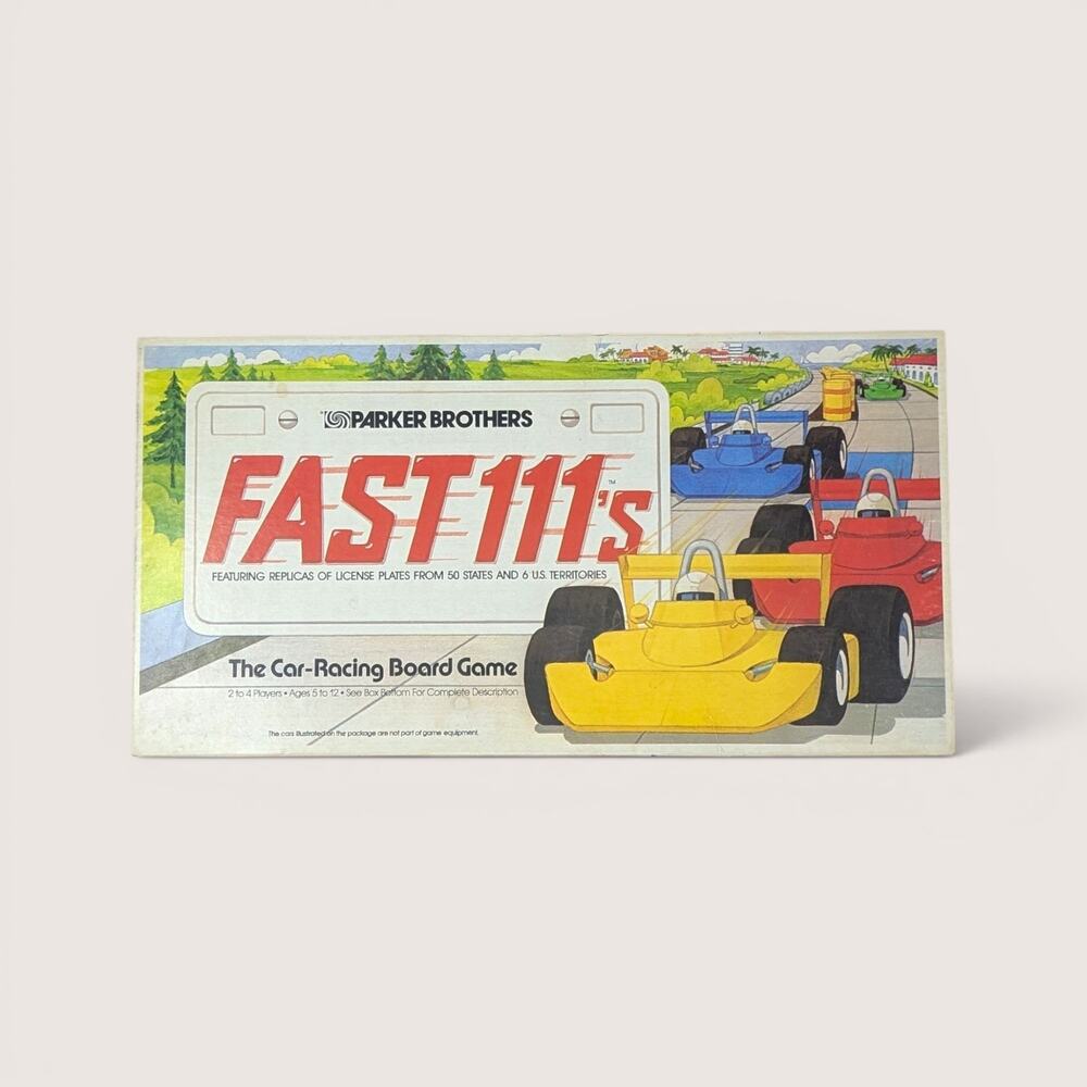 1981 Parker Brothers Fast 111s Board Game